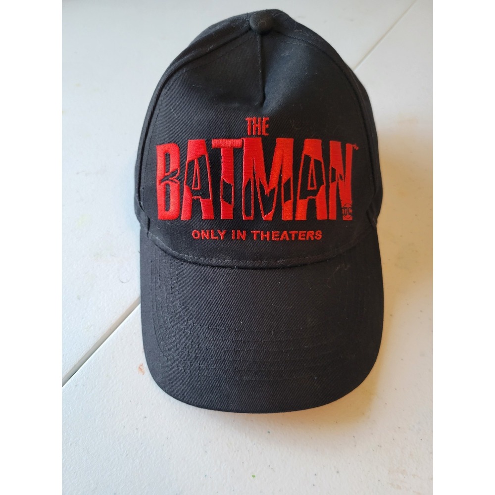 The Batman Cap 2021 Only in Theatres Little Ceasars promo adjustable